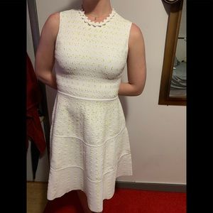 Flare hem knit dress